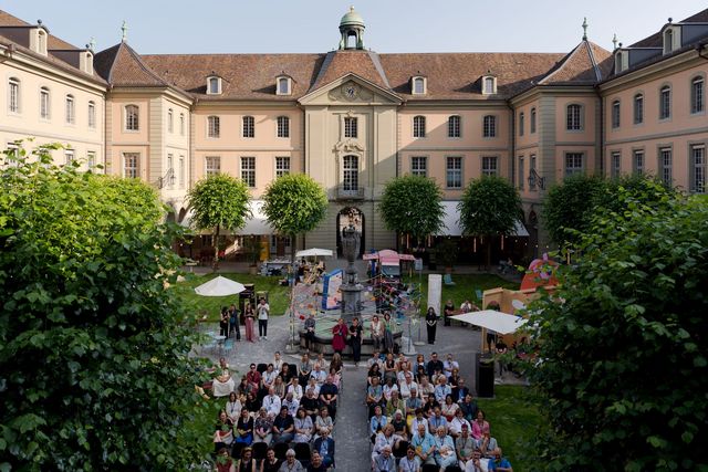 Innenhof des Generationenhauses